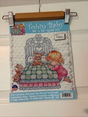 Tobin Baby Quilted Kit in Pink and Green